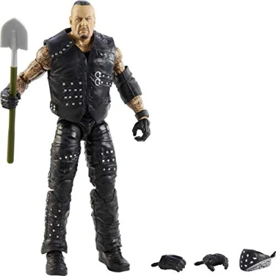 Image of ​WWE Undertaker Elite Collection Action Figure, 6 in/15.24 cm Posable Collectible Gift for WWE Fans Ages 8 Years Old &amp; Up​