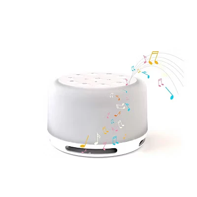 Image of MyBaby by HoMedics Soundsleep Aura Portable White Noise Machine, Young Kids and Baby Sleep Aid, 14 Natural &amp; 7 Calming Meditation Sound Options Night Light with Colour Options, Rechargeable