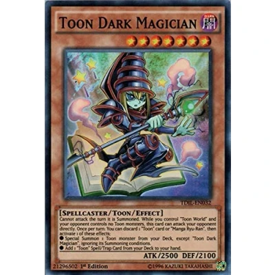 Image of Yu Gi Oh! Toon Dark Magician (TDIL EN032) The Illusion 1st Edition Super Rare