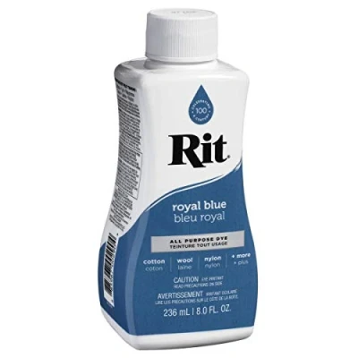 Image of Rit Liquid Fabric Dye Royal Blue 236ml