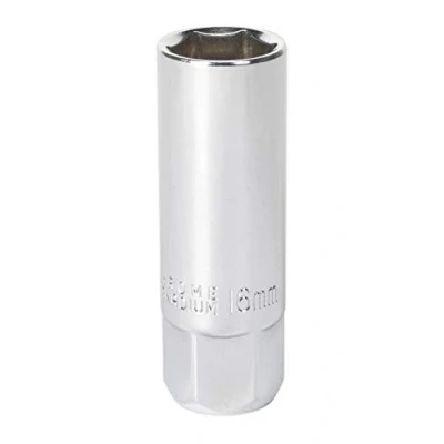 Image of Sealey Spark Plug Socket 16mm 3/8&quot;Sq Drive Magnetic