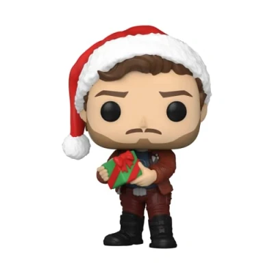 Image of Funko Pop! Marvel: Guardians Of the Galaxy Holiday Special Star Lord Marvel Comics Collectable Vinyl Figure Gift Idea Official Merchandise Toys for Kids &amp; Adults Movies Fans