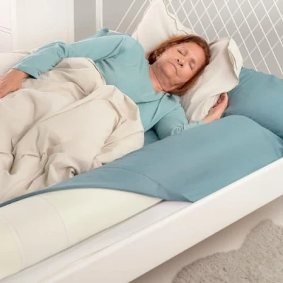 Image of BANBALOO Anti Fall Safety Barrier for Adult or Elderly Bed/Portable Non Slip Foam Rail, Double Beds, Foldable and Articulated.
