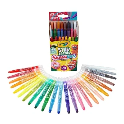 Image of Crayola® Silly Scents Smashups Twistable Crayons, Assorted Colors, Box Of 24 Crayons