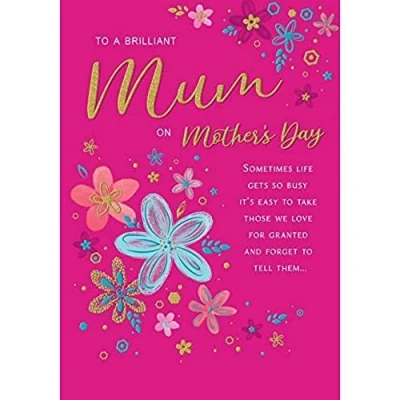 Image of Modern Mother&#039;s Day Card Mum 9 X 6 inches Regal Publishing