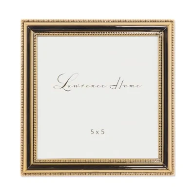 Image of Lawrence Frames Classic Bead Frame, 5x5, Gold