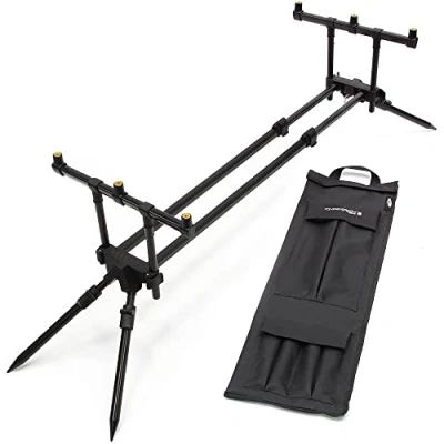 Image of Next Generation Tackle NGT Quickfish Pod 3 Rod Sturdy Lightweight Fully Adjustable Carp Fishing