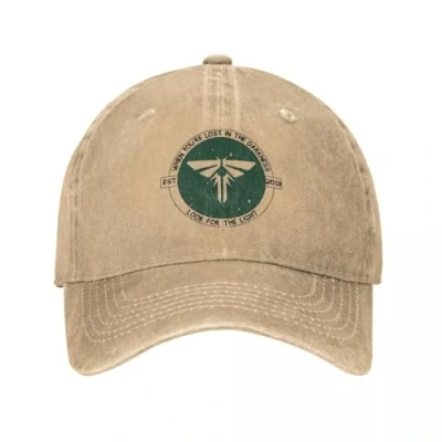 Image of TeysHa Baseball Cap Snapback Sun Hat Fireflies Logo Caps Vintage Distressed Denim Headwear Unisex Style Outdoor Summer Hats for Men Women
