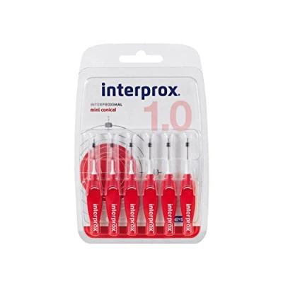 Image of Interprox 4G Interdentalbrush miniconical red 6 Pieces