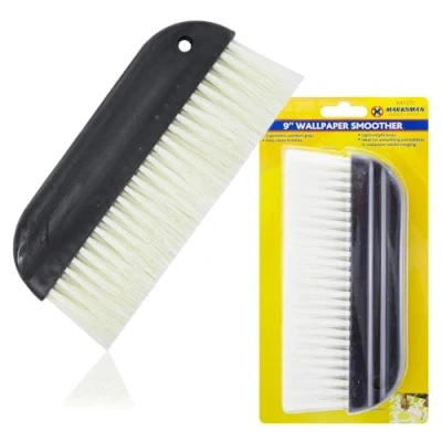 Image of New 9&quot; Wallpaper Smoother PASTING Brush BRISTLES Paste Decorating Hanging DIY