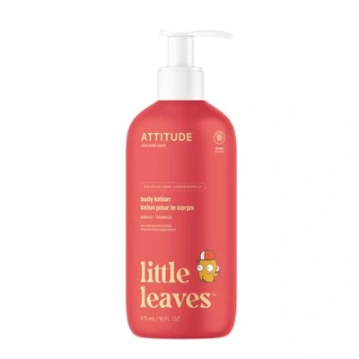 Image of ATTITUDE Body Lotion for Kids, EWG Verifed Moisturizer, Dermatologically Tested, Plant and Mineral Based Cream, Vegan, Mango, 473 mL