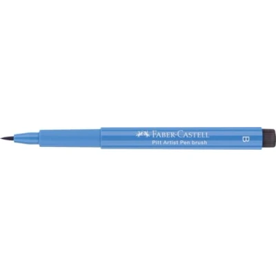 Image of Faber Castell Art &amp; Graphic Pitt Artist Pen Brush India Ink Pen, Ultramarine, Single For Art, Craft, Drawing, Sketching, Home, School, University, Colouring