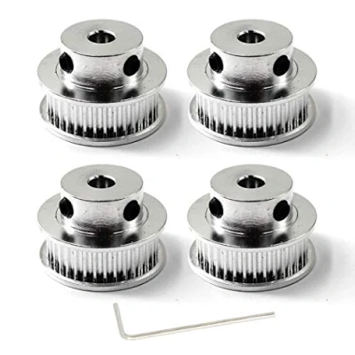 Image of Timing Belt Pulley 40 teeth 5mm Bore For 3D Printer CNC 10mm Width Pack of 4 (Wrench Included)