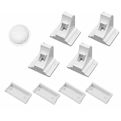 Image of Magnetic Drawer and Cupboard Lock Set 4 Locks 1 Key