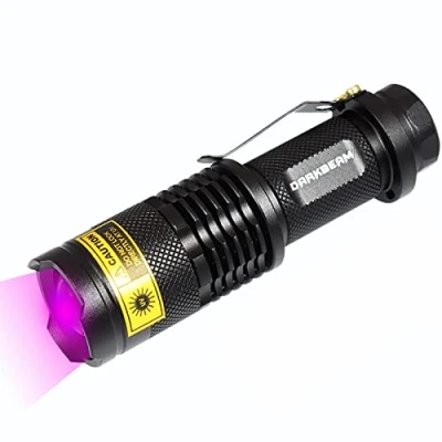 Image of DARKBEAM UV Flashlight 395nm Light Blacklight Flashlights Wood&#039;s lamp Flash Black Portable 400nm Led Lights Mini Handheld Torch Detector for Dog Urine Pet Stains