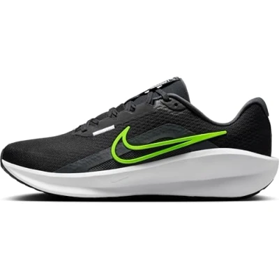 Image of Nike Performance Downshifter 13 Road running shoes, Men&#039;s, Size: 9.5, Black/volt/anthracite/white Textile/synthetics