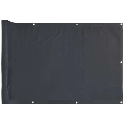 Image of vidaXL Balcony Privacy Screen Anthracite 1000x90 cm PVC