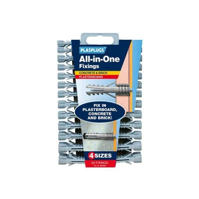 Image of Plasplugs MFA 500 All In One Fixings Assorted (52) PLAMFA500