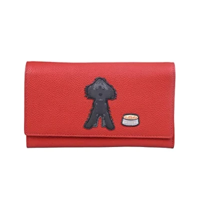 Image of Mala Leather Bertie The Cockapoo Matinee Purse 3605 83 (Red)