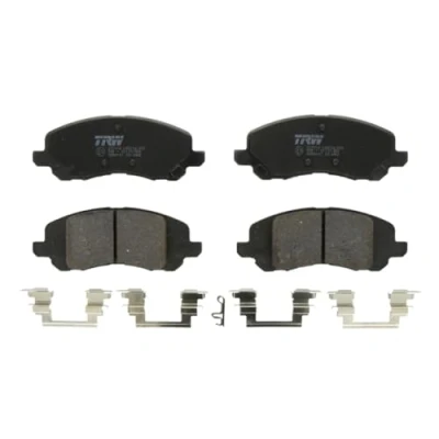 Image of 05191229AA, 05191244AA, 5191244AA Brake pad set TRW GDB4141 with acoustic wear warning accessories JEEP: Patriot, Compass