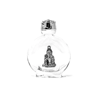 Image of Catholic Gift Shop Lourdes Holy Water Bottle with 3D Plaque &amp; Prayer Card