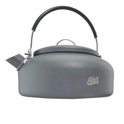Image of Esbit Water Kettle Hard Anodized Aluminum BPA Compact Size Camping, Backpacking, Sports Outdoor Kitchen