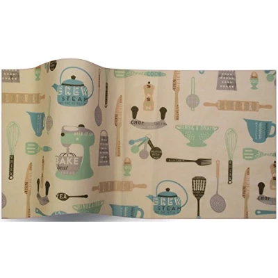 Image of Suttons wrap Luxury Tissue Wrapping Paper Rose Gold on White Gemstone 5 Sheet, PTIS.383
