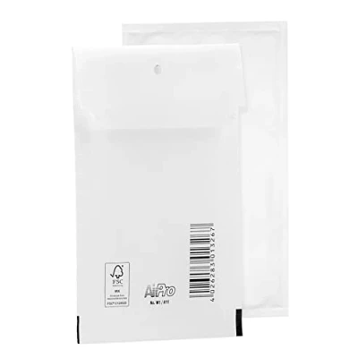 Image of Bantex A1 (175 x 120 mm) 11/A White Bubble Envelopes with Self Adhesive Seal (Pack of 10)