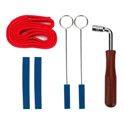 Image of Elprico Piano Tuning Kit,Good Quality Professional Tuner Kit Hammer Mutes Temperament Strip Tools DIY Fixing Set