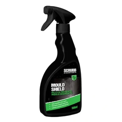 Image of SCRUBB Mould Shield Spray, Kills and Prevents Regrowth, Stops Returning, 500ml