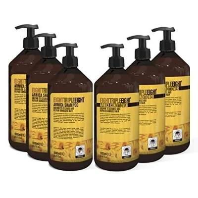 Image of Eight Triple Arnica Hair Care Set 3x Shampoo &amp; Conditioner 1 Litre