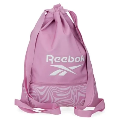 Image of Reebok Festival Backpack Bag Pink 35x46cm Polyester by Joumma Bags Bags, Pink, Sack