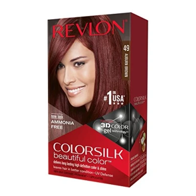 Image of Revlon Colorsilk Haircolor, Auburn Brown, 10 Ounces (Pack Of 3)
