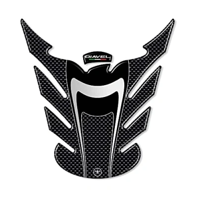 Image of labelbike 3D Gel Resin Sticker Motorcycle Tank Pad compatible with DUCATI DIAVEL