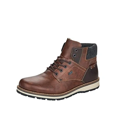 Image of Rieker Men&#039;s Autumn Winter Classic Boots, Brown (Toffee/Kastanie/Granit 26), 10.5 UK