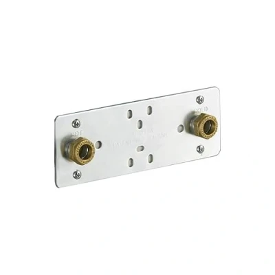 Image of Nes Home Wall Fixing Plate for Bar Shower Valves PL8