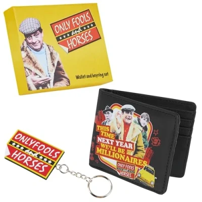 Image of Only Fools and Horses Mens Wallet Accessories Set Funny Gifts for Him