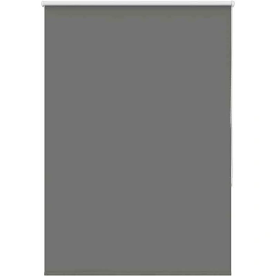 Image of vidaXL Roller Blind Blackout Grey 115x150 cm Fabric Width 110.7 Polyester