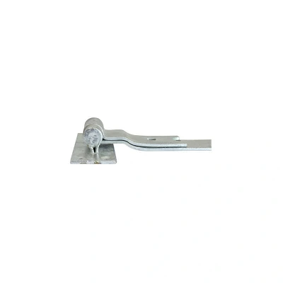 Image of 14&quot; 350mm Heavy Duty CRANKED Hook and Band GATE Hinge HOT Dipped GALVANISED Includes All Suitable FIXINGS HBC350G 1 x Pair Free Next Working Day DELIVERY