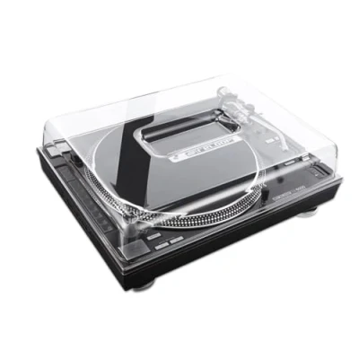 Image of Decksaver Cover for Reloop RP 7000 (MK2) &amp; 8000 Super Durable Polycarbonate Protective lid in Smoked Clear Colour, Made The UK DJs&#039; Choice Unbeatable Protection