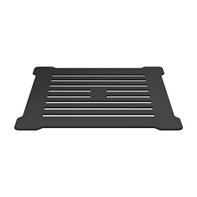 Image of Resin Slimline Shower Tray Grill Waste Black