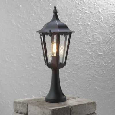 Image of Firenze Outdoor Basic Post Pedestal Light Matt Black, IP43