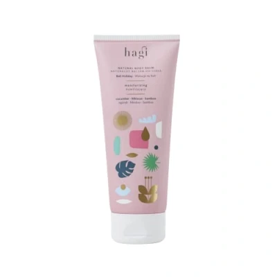Image of Hagi Bali Holiday Natural Moisturising Body Lotion Monoi Oil, Shea Butter, Apricot Kernel Oil Cleansing, Soothing Vegan Ingredients 200 ml