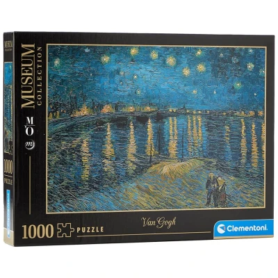 Image of Clementoni 39344 Museum Collection Van Gogh: Starry Night Over The Rhone 1000 Pieces, X