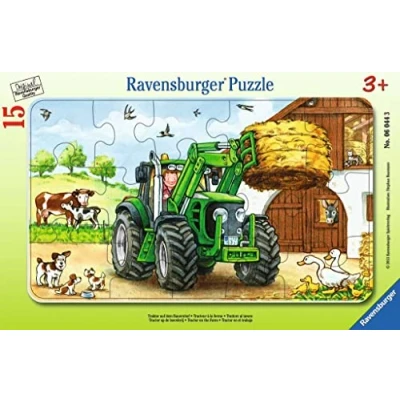 Image of Ravensburger 06044 3 &quot;Tractor On The Farm Puzzle