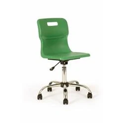 Image of Titan Swivel Senior Chair 435 525mm Seat Height Green T35 GN