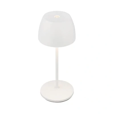 Image of Briloner Ciliano LED battery powered table lamps, anthracite, charging station, set