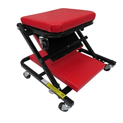 Image of Secure Fix Direct Rolling Mechanics Car Creeper Board 40&quot; (Crawler Folding Padded Garage Stool)