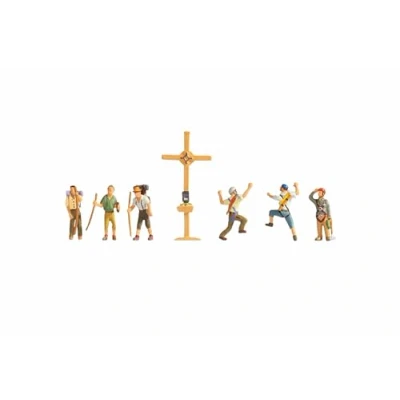 Image of Noch 36874 Mountain Hikers with Cross Landscape Modelling