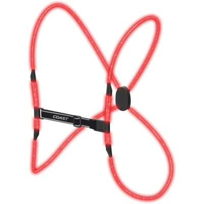 Image of Coast LH150 Rechargeable Lighted Safety Harness High Vis Illuminated Rope Vest